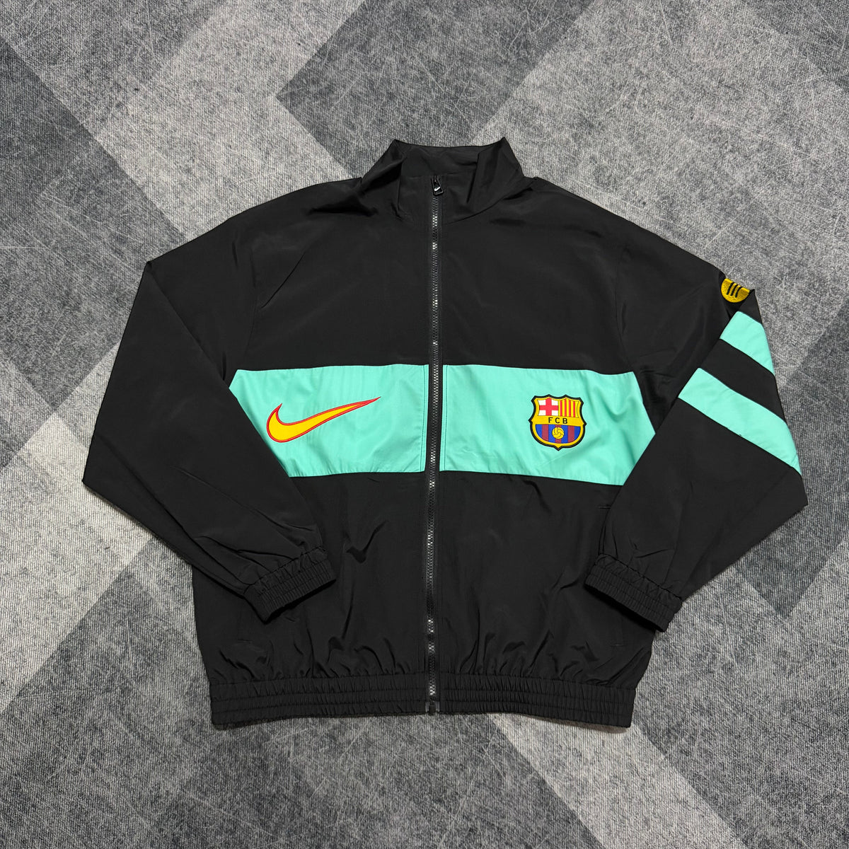 Barcelona black Windbreaker