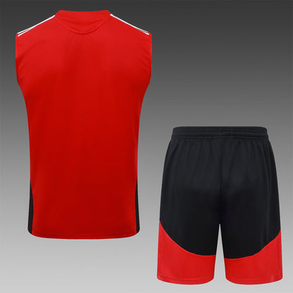Germany 2627 Sleeveless Training Kit  red