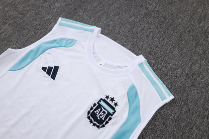 Argentina 2627 Sleeveless Training Kit  White