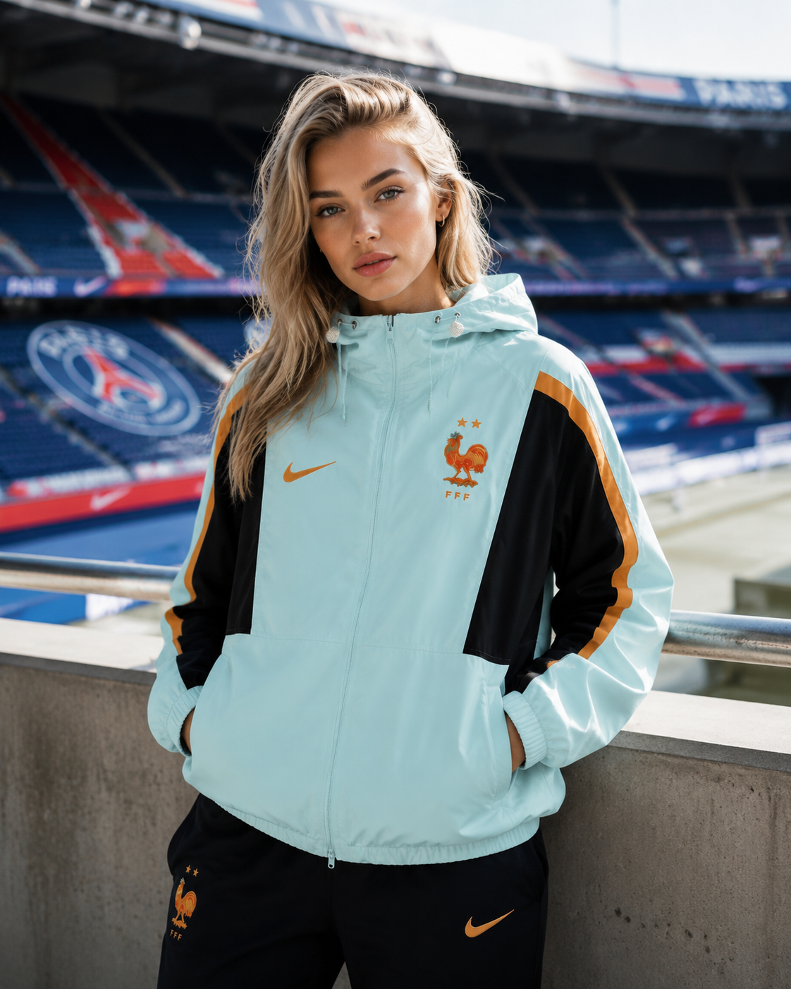 France team light green World Cup edition Windbreaker