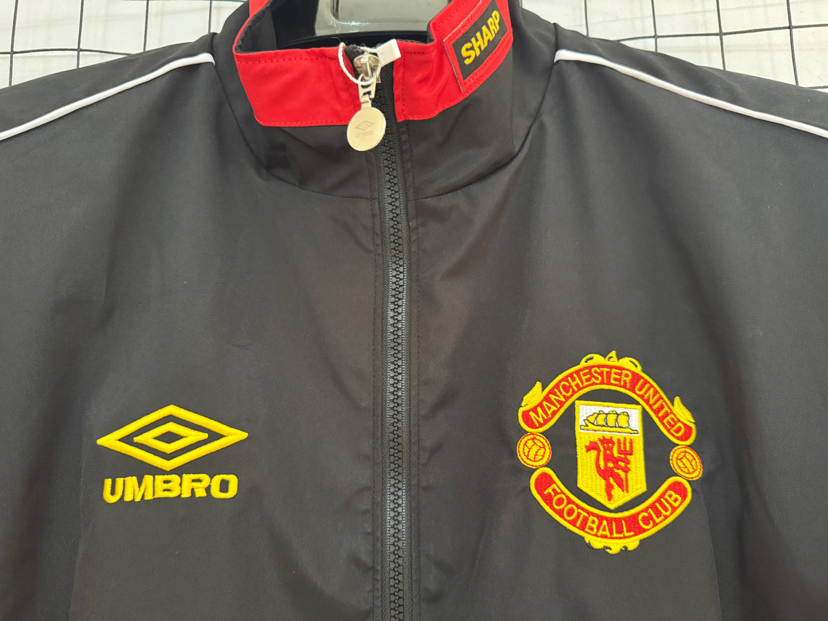 Manchester United Red and Black 1996-1997 Windbreaker