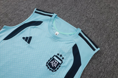Argentina 2627 Sleeveless Training Kit  Sky blue