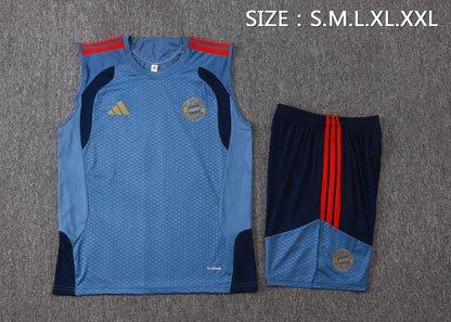 Bayern 2627 Sleeveless Training Kit  Dark green
